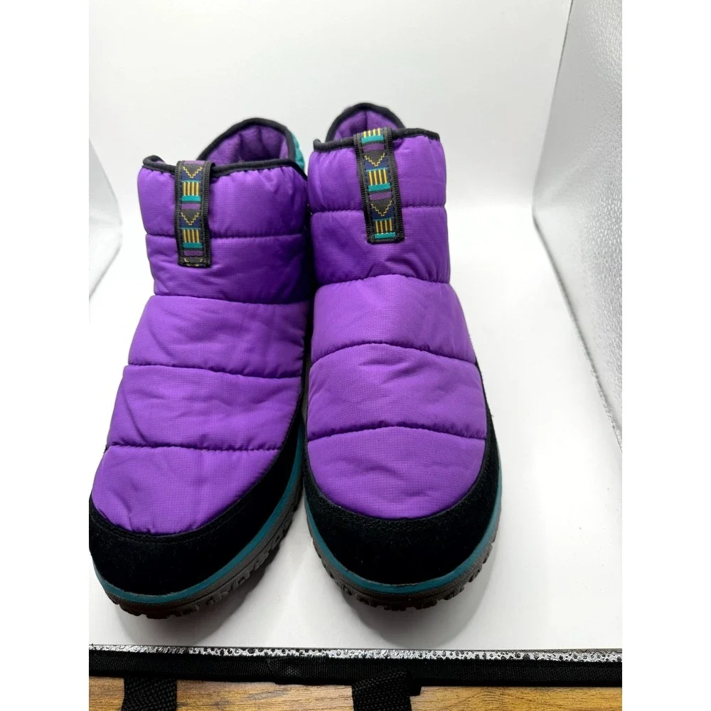 L.L.Bean Mountain‎ Classic Quilted Mens 13 M Purple Teal Ankle Winter Snow Boot